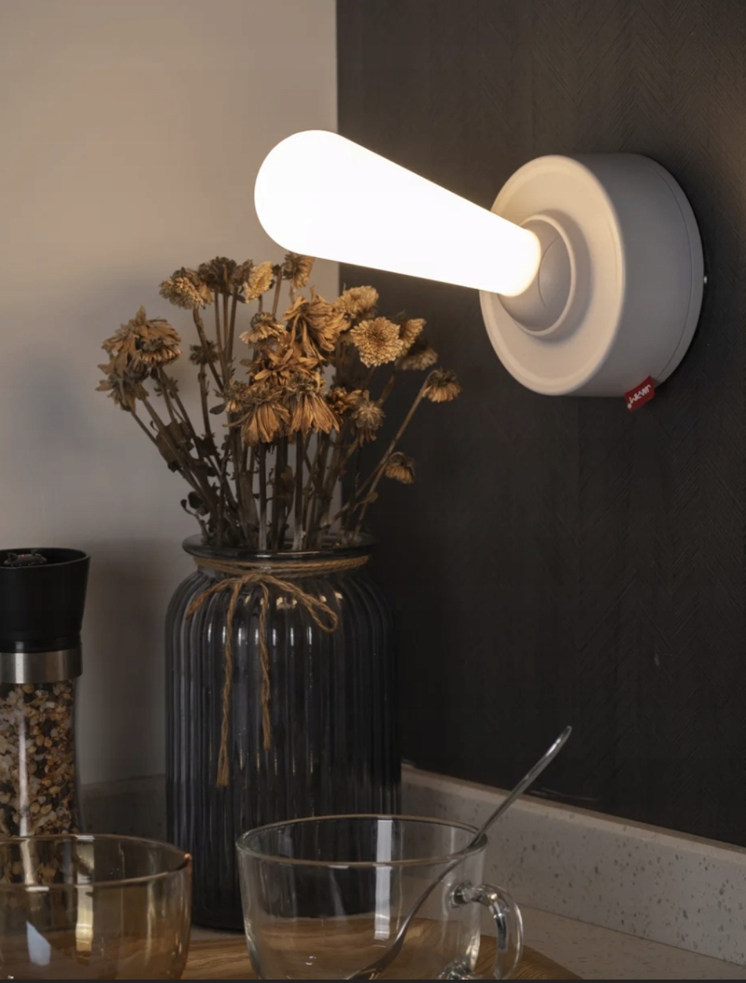 LAMPE DE NUIT LED BLANCHE LEVIER LUMIÈRE JOYSTICK USB – Image 2