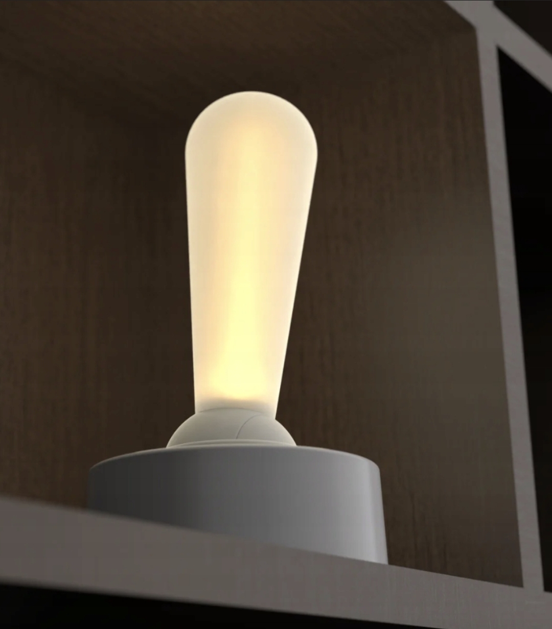 LAMPE DE NUIT LED BLANCHE LEVIER LUMIÈRE JOYSTICK USB – Image 9