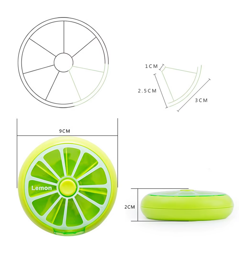 Boîte à Pilules Ronde 7 Jours – Image 3